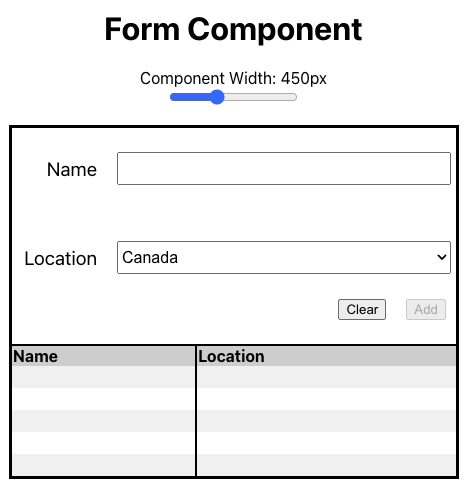 Solution with slider on a medium value